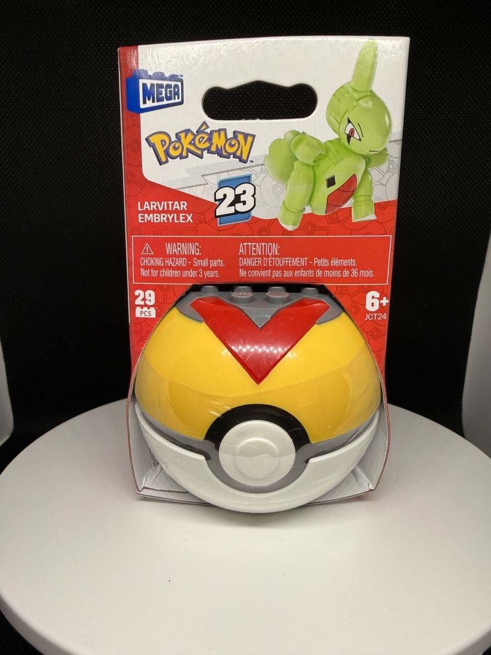 MEGA Pokémon Larvitar Series 23 Poké Ball Building Set JCT24